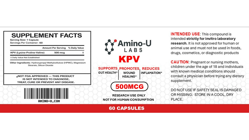 KPV 500mcg 60 Capsules