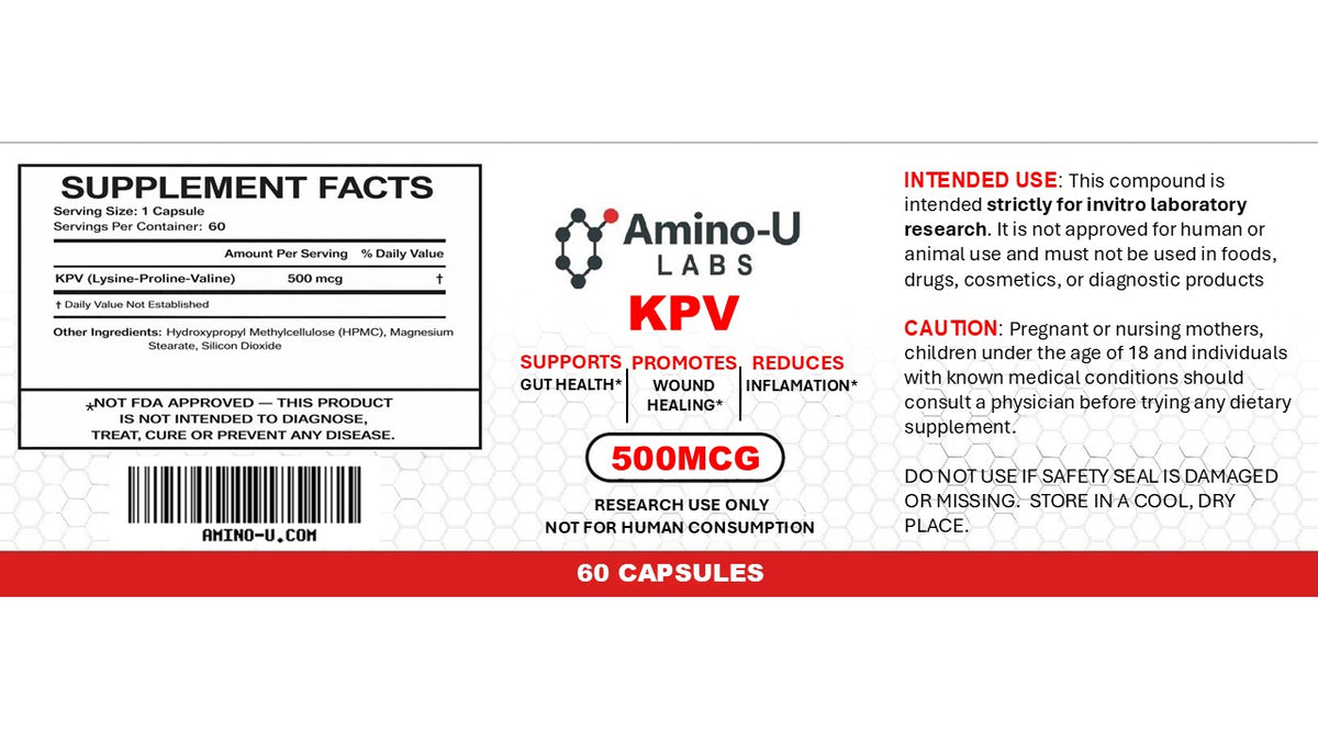 KPV 500mcg 60 Capsules