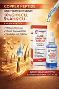 Copper Peptide 10% GHK-CU, 5% AHK-CU with Oligopeptide-1 Hair Treatment Serum